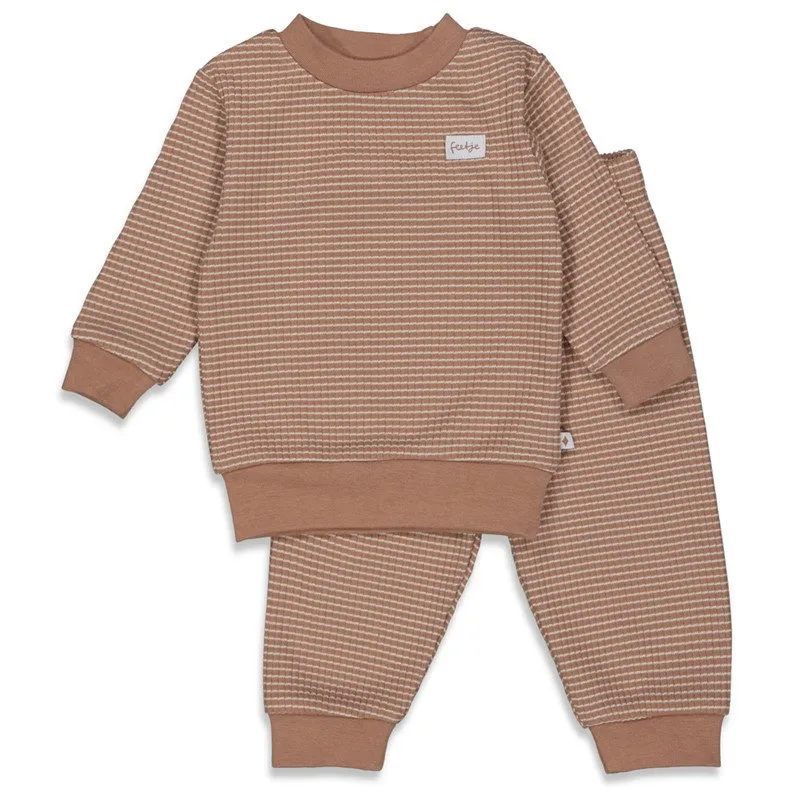 Feetje Waffel Pyjama - Autumn Special Braun