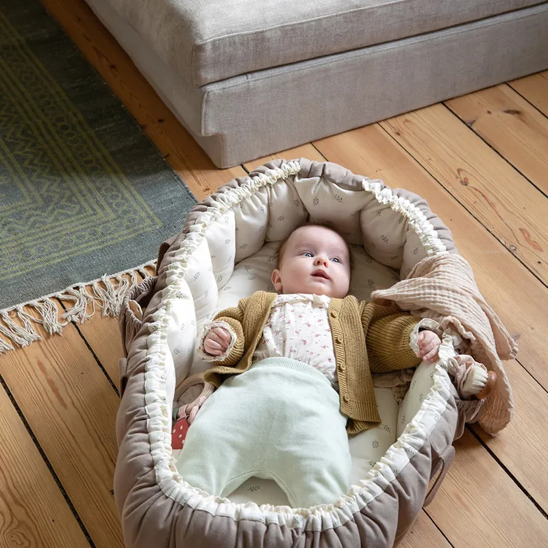 Sebra Babynest 3-in-1 - Sophora Leaves