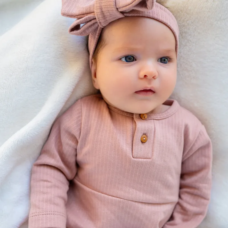 Klein Baby Kleid Ripp - Fawn