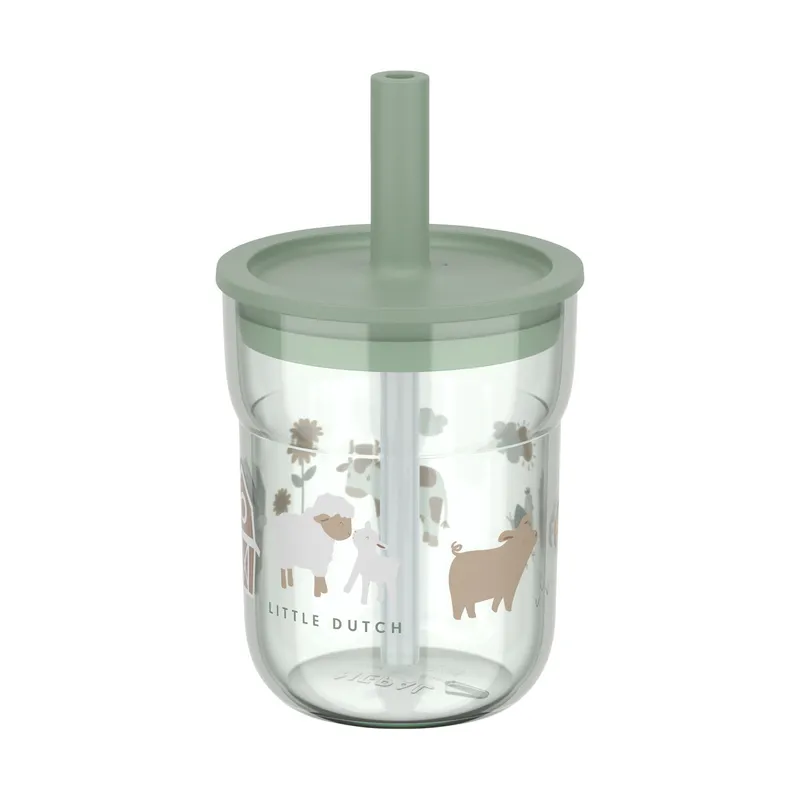 Mepal Kinderglas mit Strohhalm Mio - 250 ml