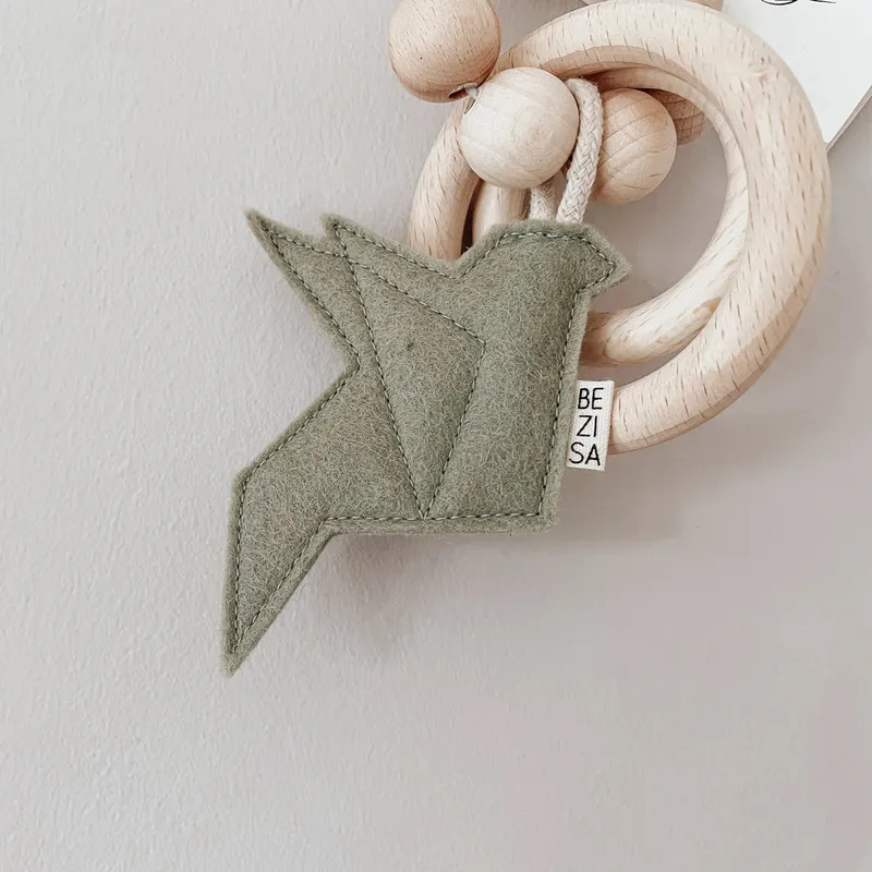 BEZISA Birds Rassel Pistache Green