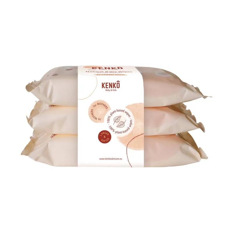 Kenko 3-in-1 Feuchttücher - 3er-Pack