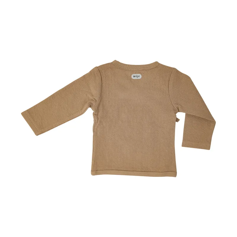 Lodger Folklore Wickelshirt- Solid Beige