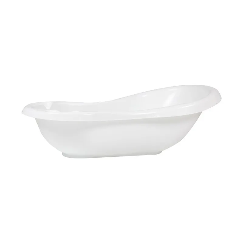 Basicline Basic Badewanne Weiß + Badewanneständer Weiß
