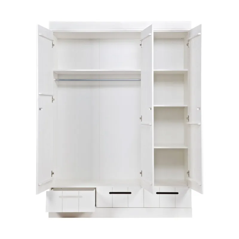 Woood Connect Schrank 3-türig mit Schublade