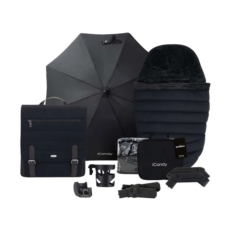 ICandy Peach 7 Geschwisterkinderwagen - Essential Bundle