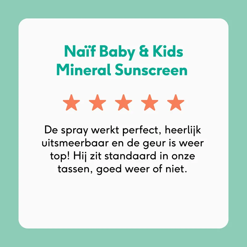 Naïf Sonnenschutzspray Für Baby & Kind - SPF 50 - 100 ml