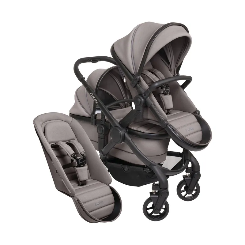 ICandy Peach 7 Geschwisterkinderwagen - Essential Bundle