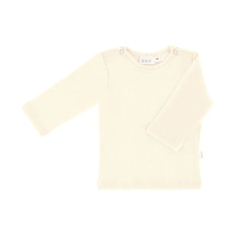 DAY T-Shirt Rib - Cream 