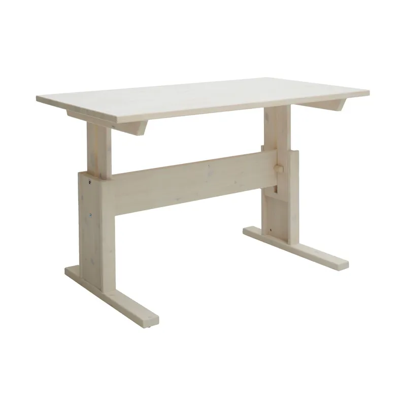 LIFETIME Kidsrooms Schreibtisch klein, einstellbar, Whitewash