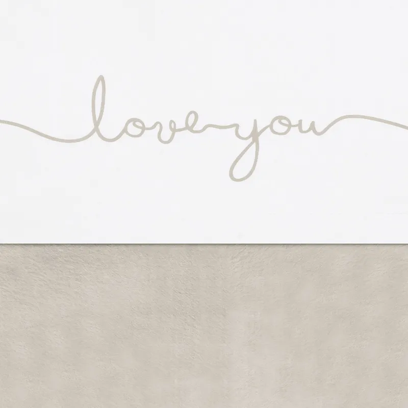 Jollein Love You Bettlaken 120 x 150 cm
