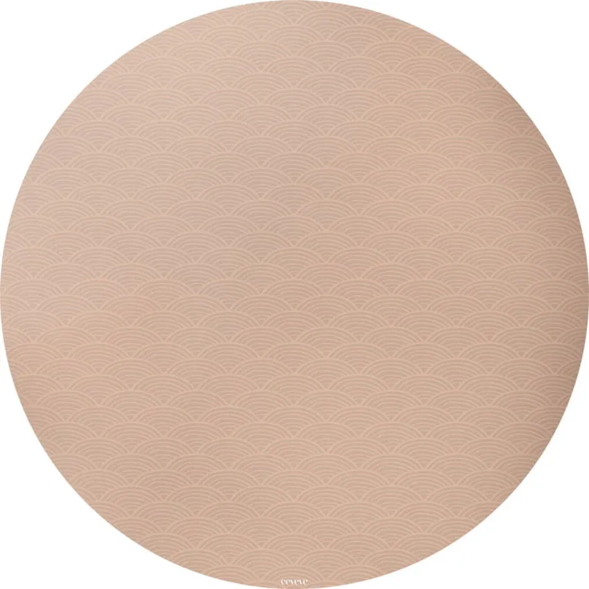 Eeveve Bodenmatte Rund - Rainbow Mocha