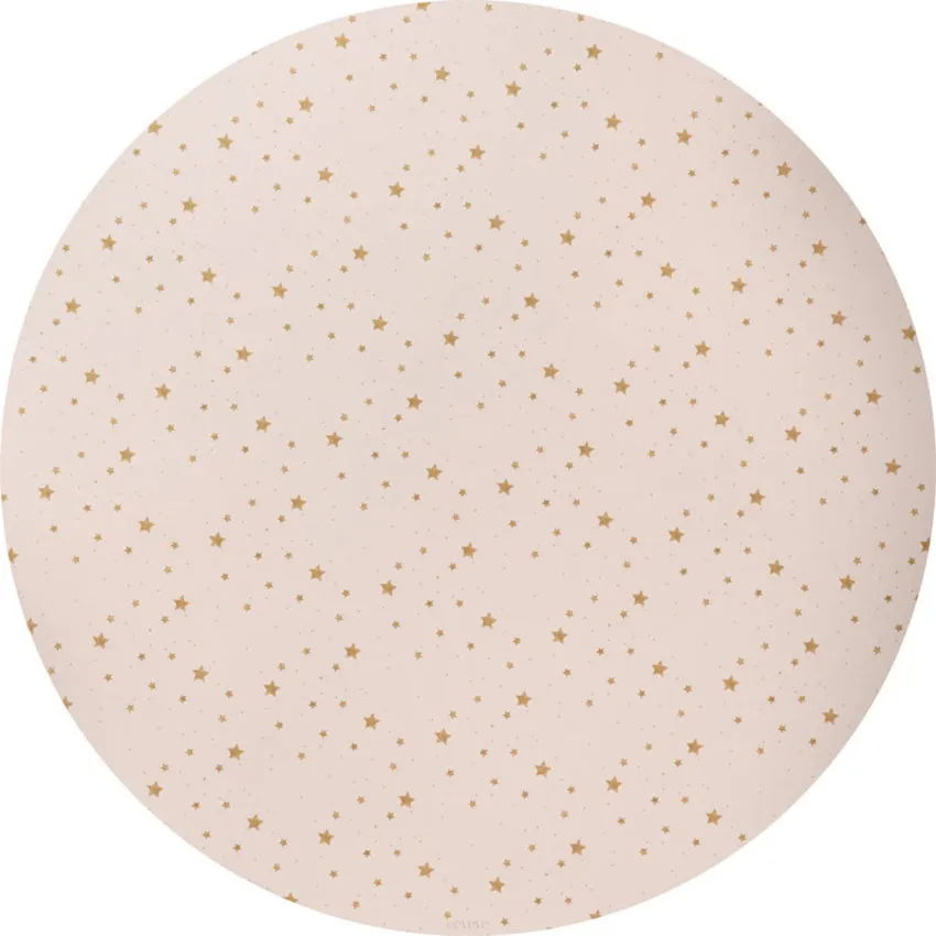 Eeveve Bodenmatte Rund - Stars Almond