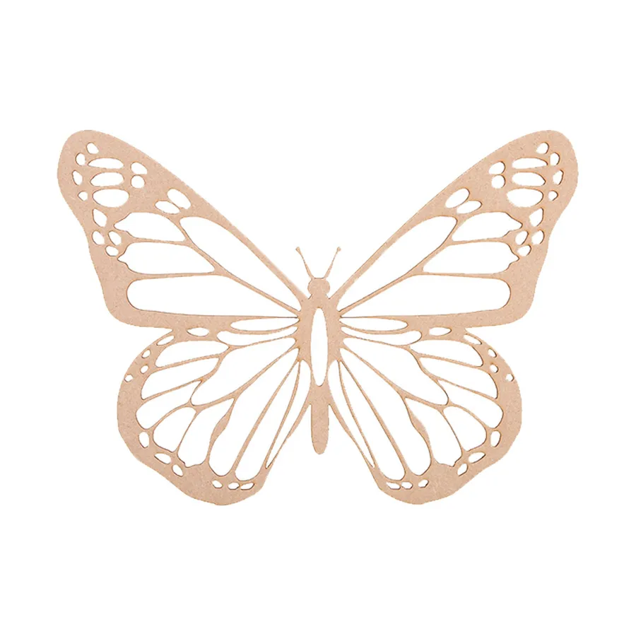 Casa Sentir Schmetterling Monarch Wanddekoration - Klein - Natur