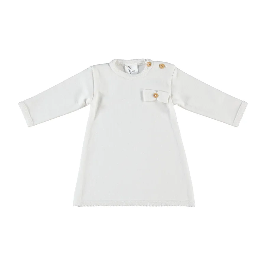 Klein Baby Kleid - Natural White