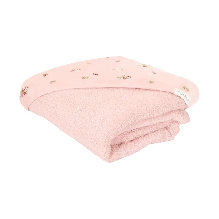 Little Dutch Badecape Bestickt - Blossom - 75 x 75 cm