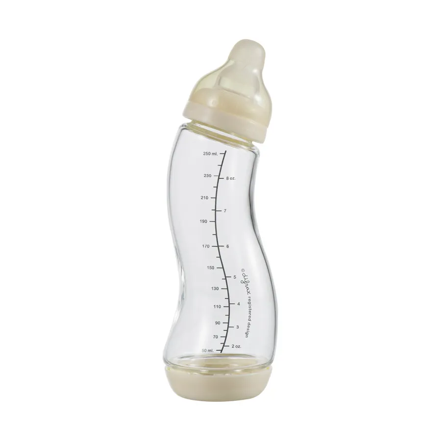 Difrax S-Flasche Glas Schmal 250 ml