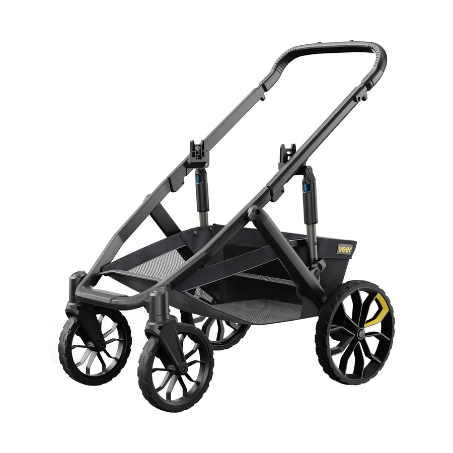 Veer &Roll Kinderwagen Gestell- Dunkelgrau / Schwarz