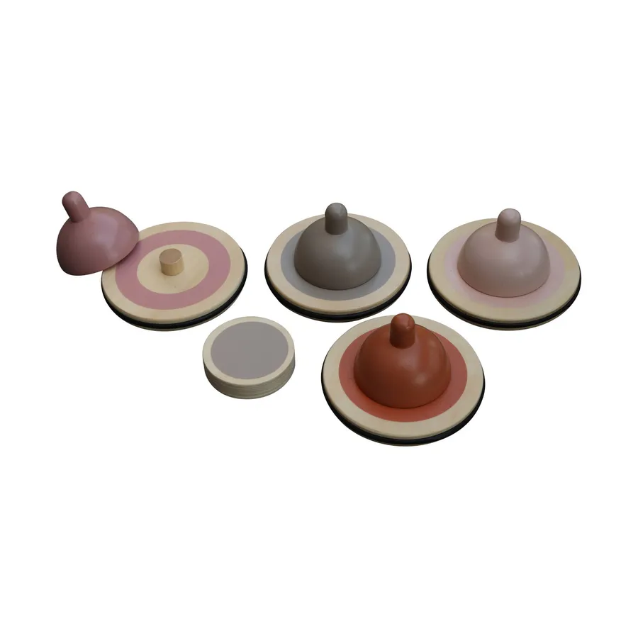 Jep Kids Indoor Curling Set - Taupe/Pink
