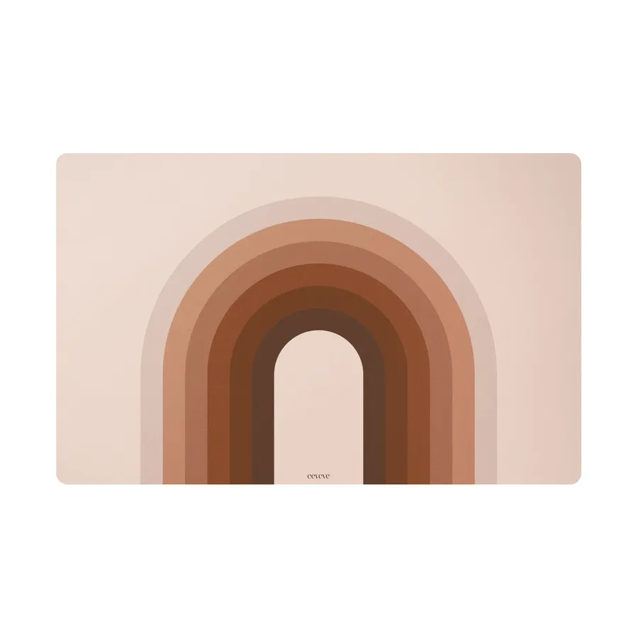 Eeveve Schreibtischunterlage - Retro Bow - Brown