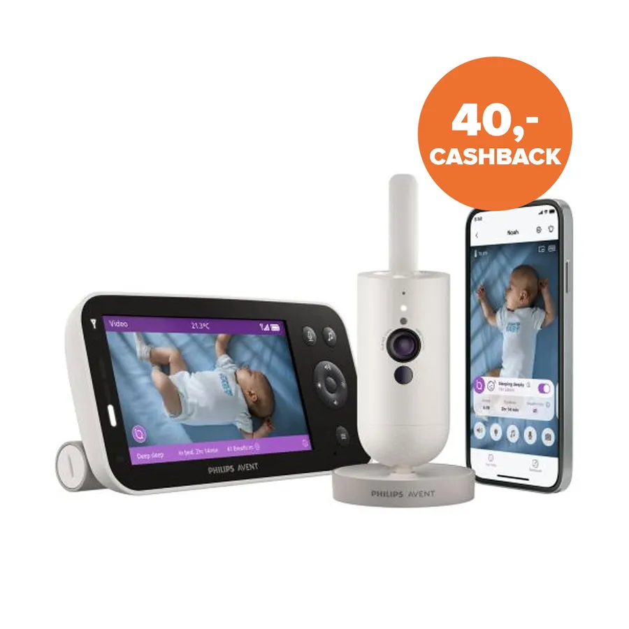 Philips Avent Babyphone mit Kamera – Premium Connected - Silk White