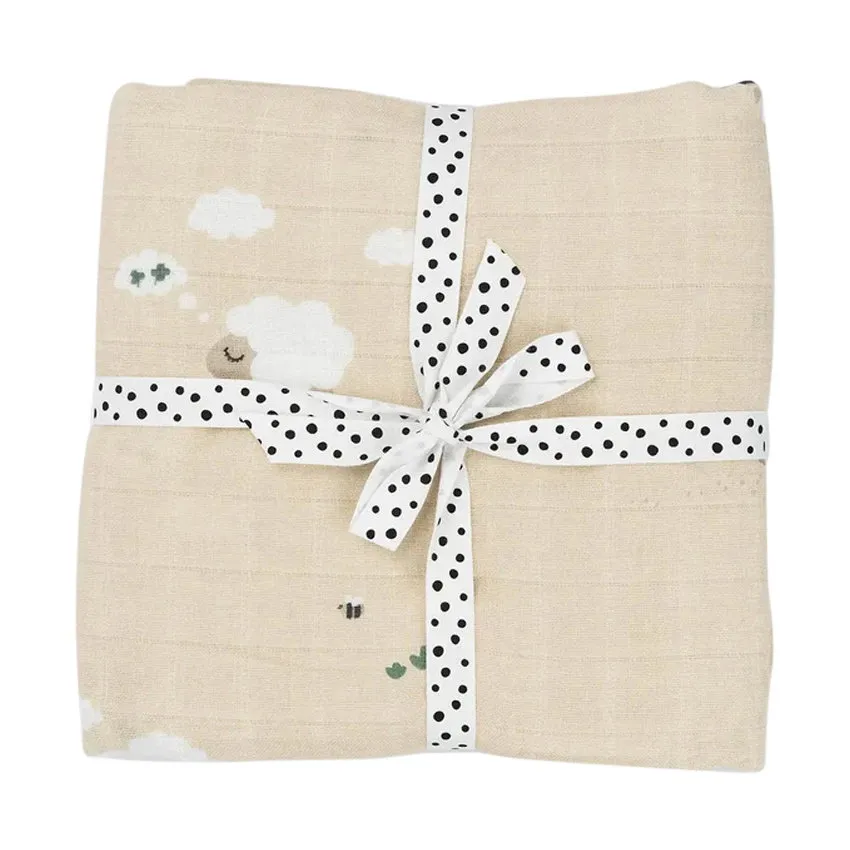 Done By Deer Swaddle - Tiny Farm - Sand