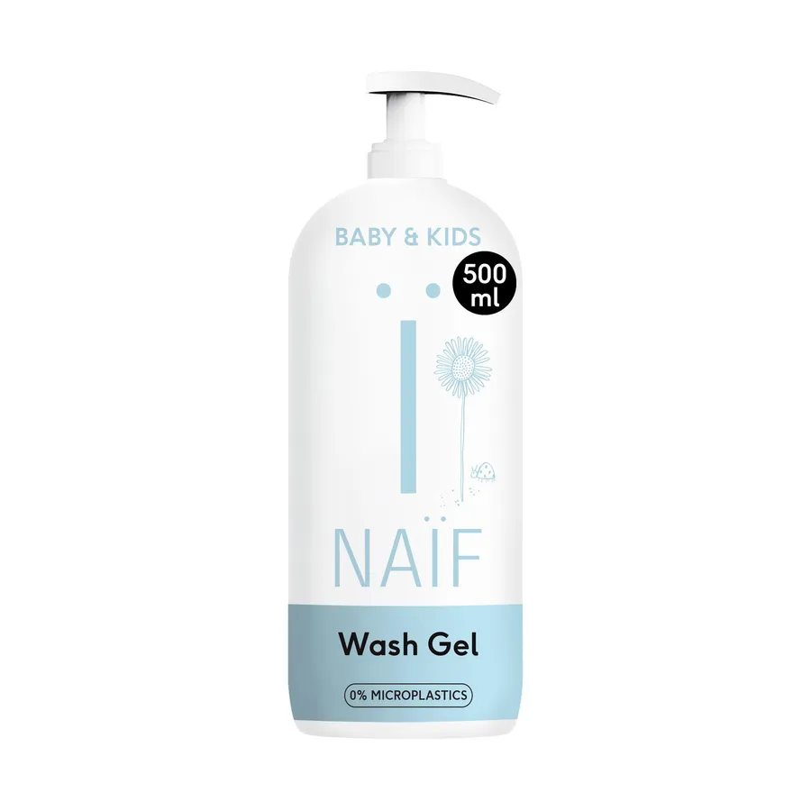 Naïf Reinigungswaschgel für Babys und Kinder 500 ml