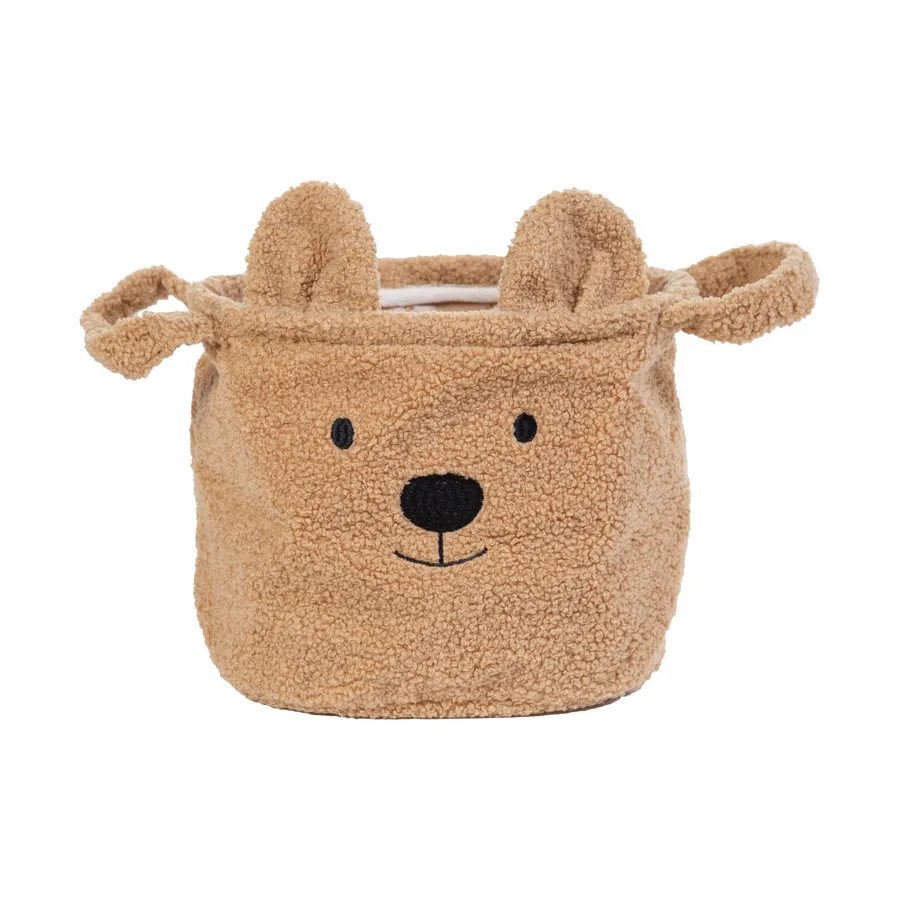 Childhome Teddy Aufbewahrungskorb - 25 x 20 cm – Braun