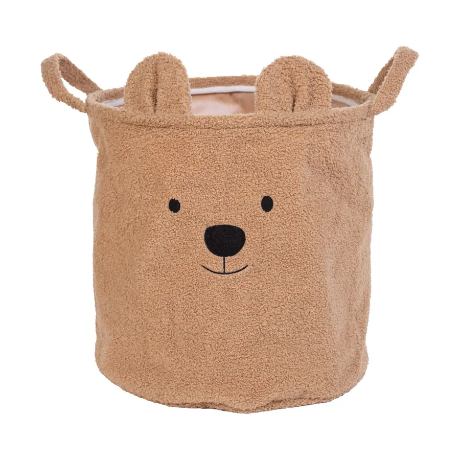 Childhome Teddy Aufbewahrungskorb - 40 x 40 cm – Braun