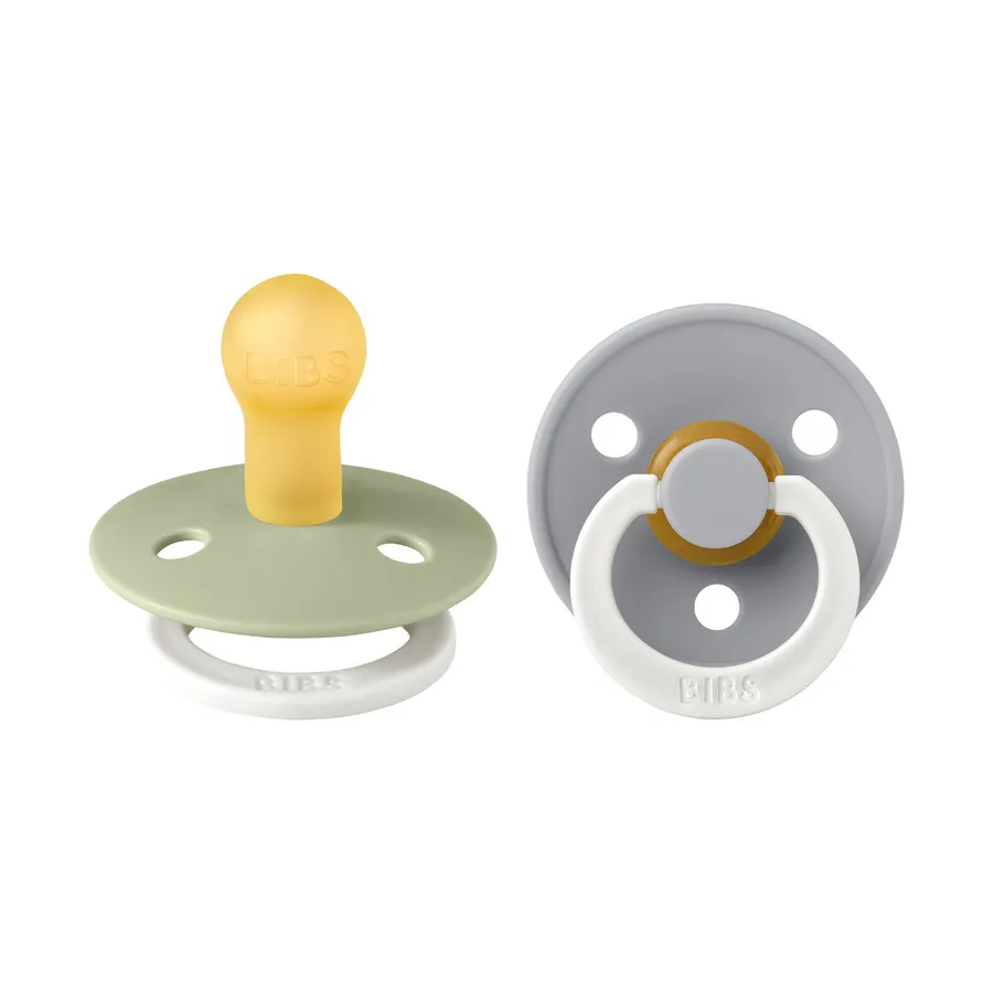 BiBs Glow In The Dark Fopspeen - Rond - 2 Stuks