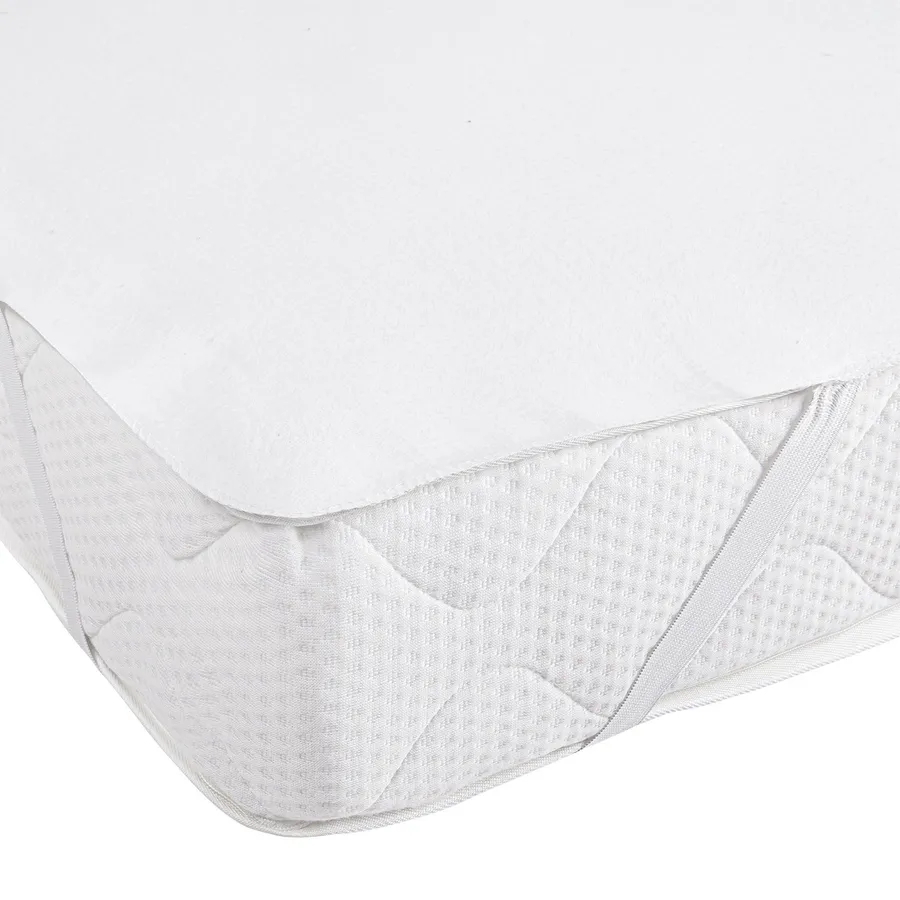 Good Morning Spannbettlaken - Molton Protector - 90x220 cm - Weiß