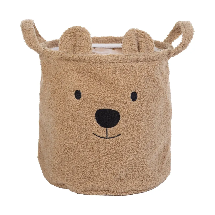 Childhome Teddy Aufbewahrungskorb - 30 x 30 cm – Braun