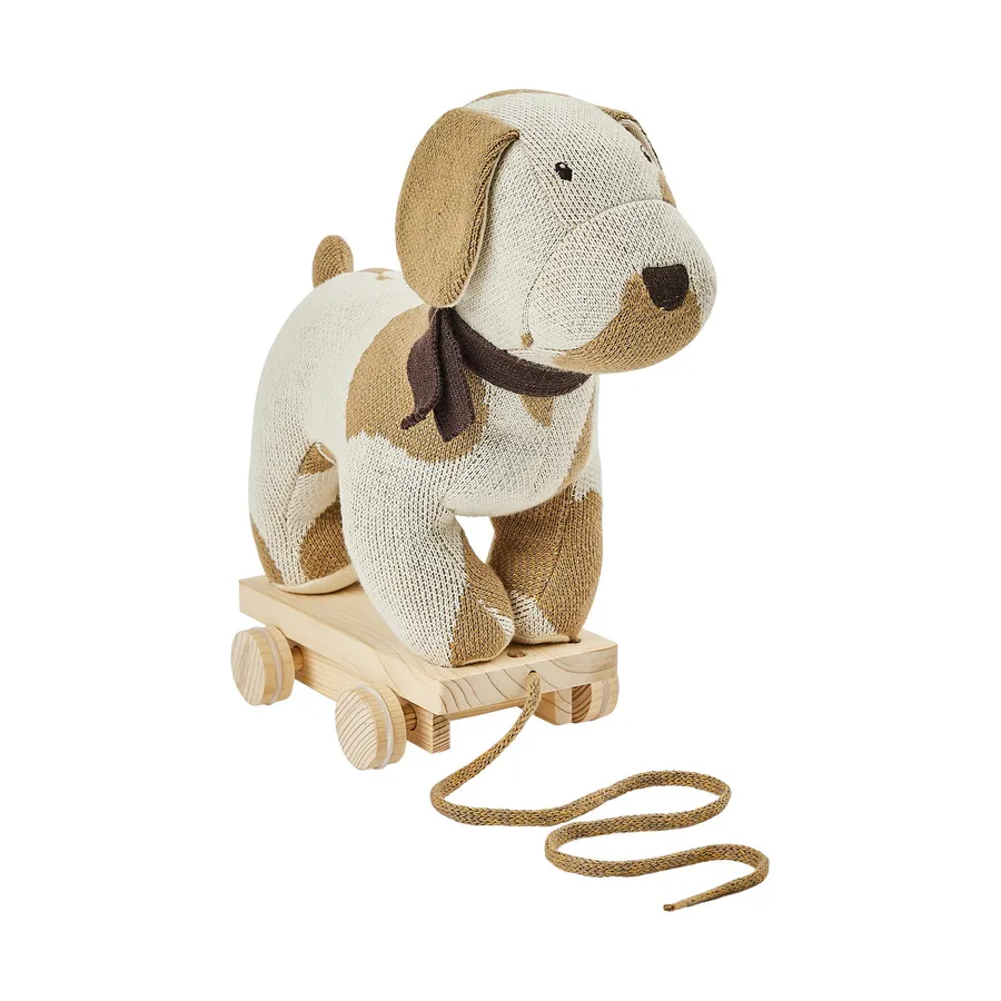Smallstuff Dog Ziehtier - Off White / Nature