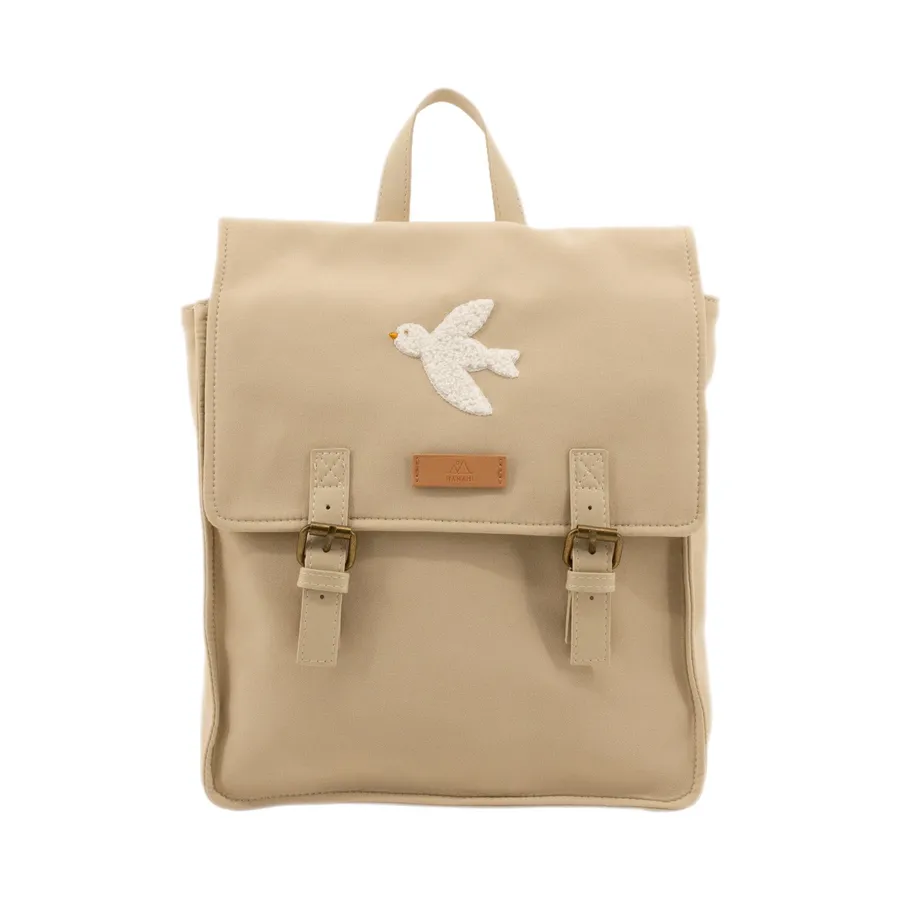 Nanami Bird Puffed Rucksack - Natur