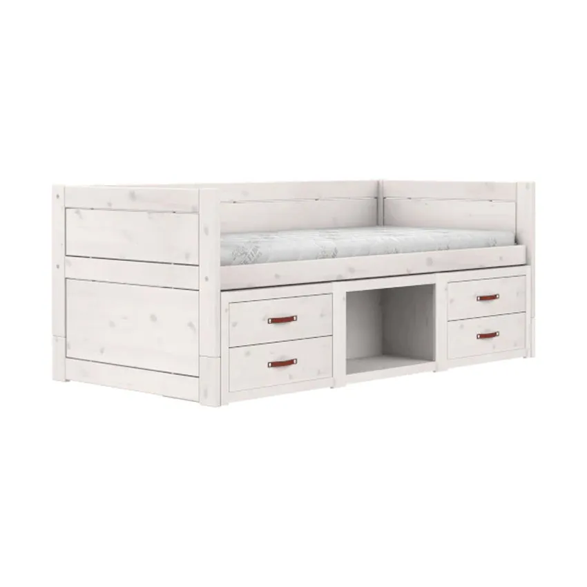 LIFETIME Kidsrooms Original Kojenbett mit Stauraum – Weiß