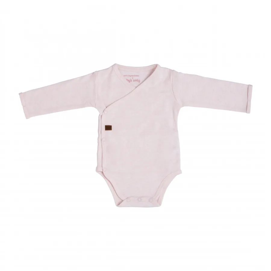 Baby's Only Melange Babybody Langarm - Classic Rosa