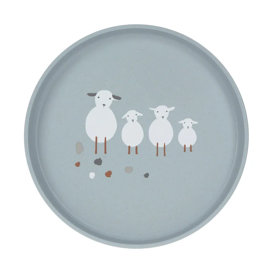 Lässig Tiny Farmer Sheep / Goose Teller Blue