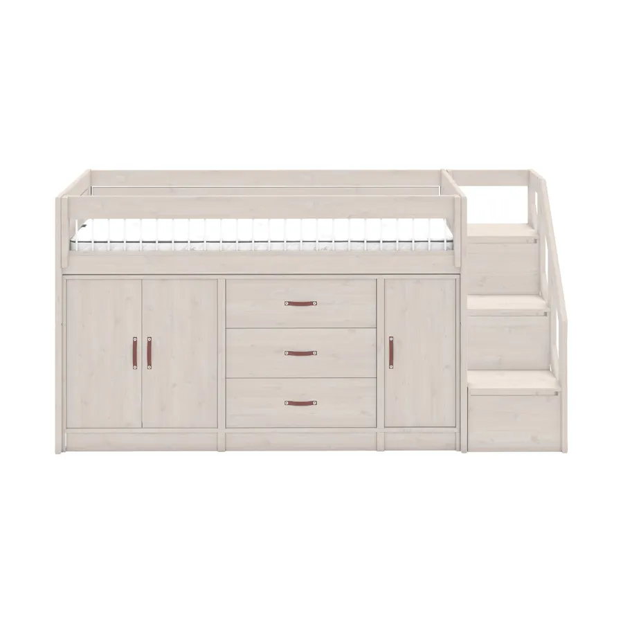 LIFETIME Kidsrooms Halbhochbett All-In-One