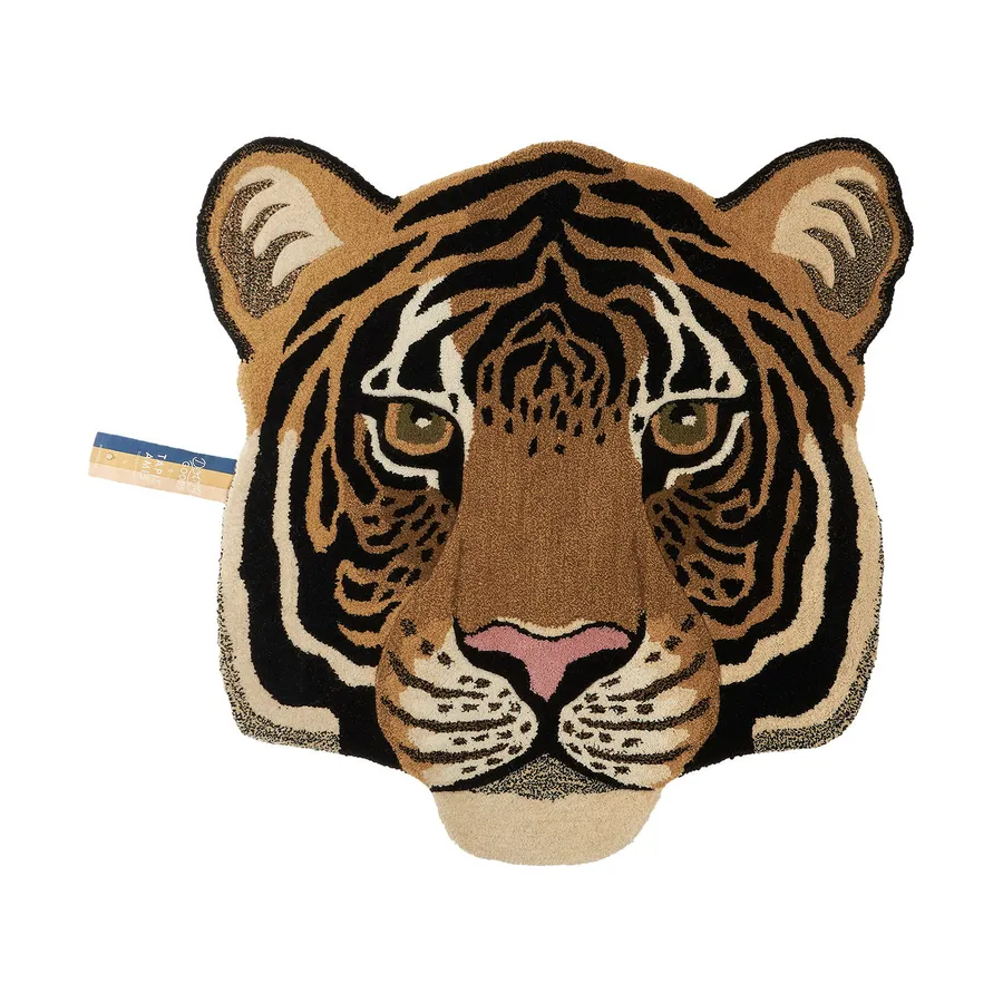 Doing Goods Rajah Tiger Head Teppich - Groß