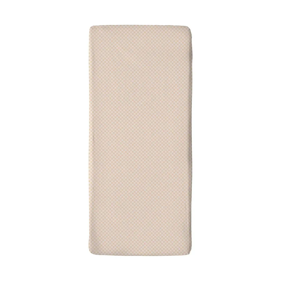 Snurk Spannbettlaken – Blocks – Karo Beige – 90/100 x 200/220 cm