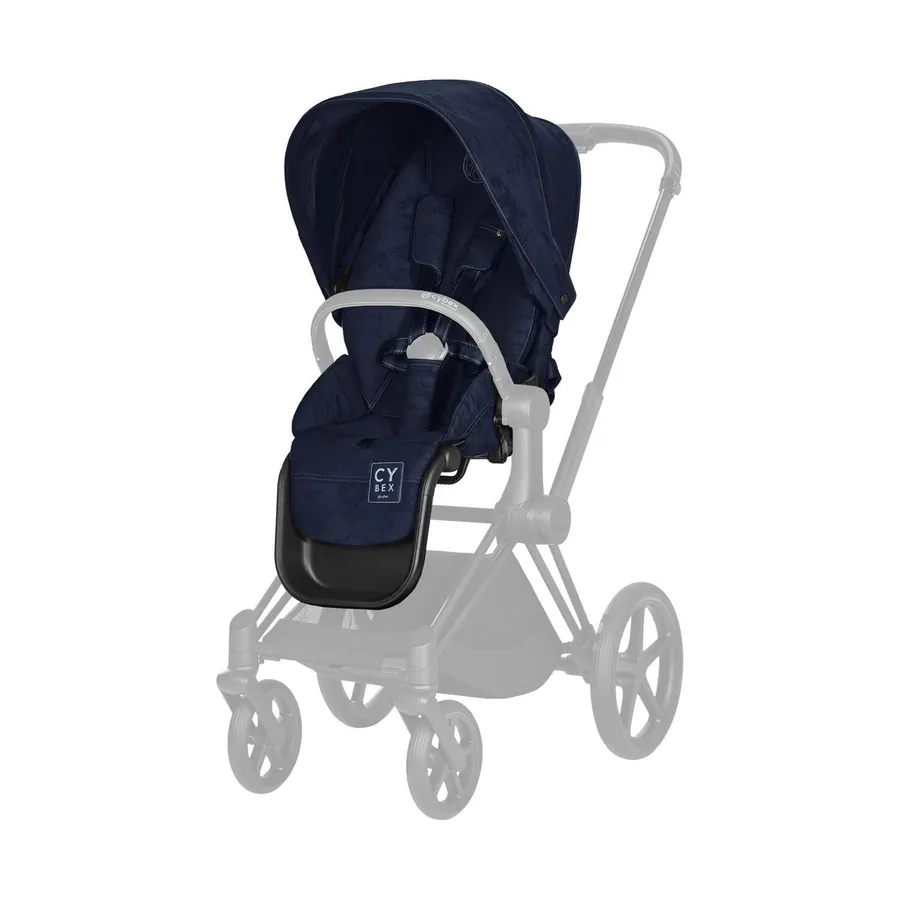 Cybex Priam 4 Seat Rebellious Luxury Seatpack - Denim Blue | Navy Blue