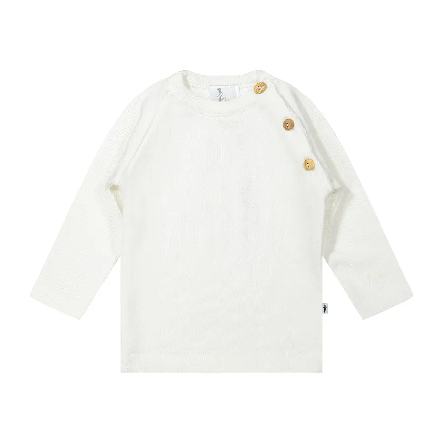 Klein Baby T-Shirt - Langarm - Natural White