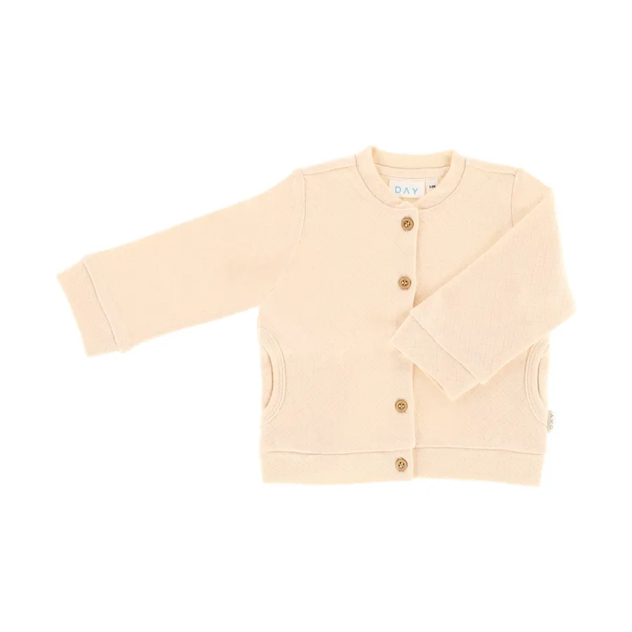 DAY Jacke mit Knöpfen – Gestreift – Apricot