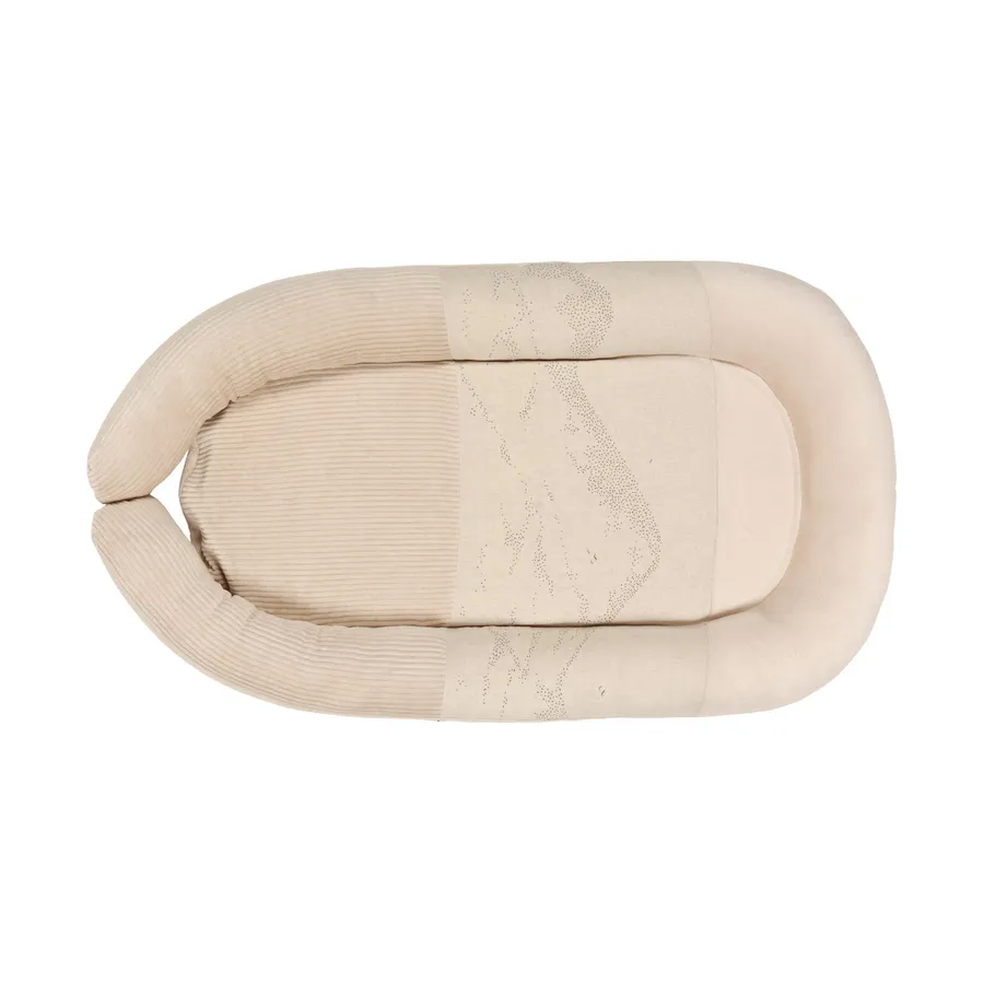 Nanami Ribvelvet Hills Babynest - Natur