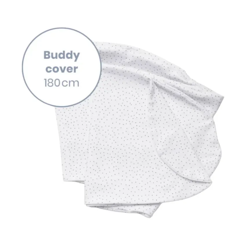 Doomoo Buddy Silver Dots Stillkissenbezug