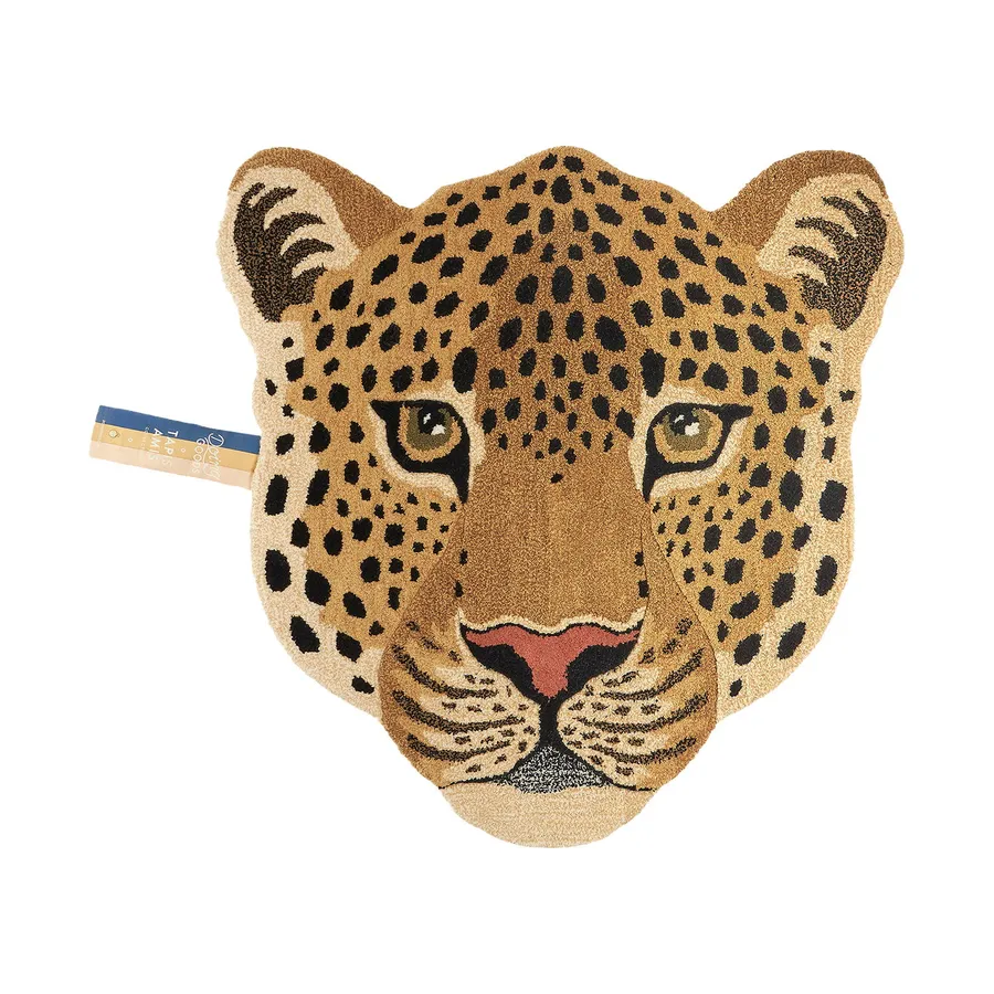 Doing Goods Himani Leopard Head Teppich - Groß