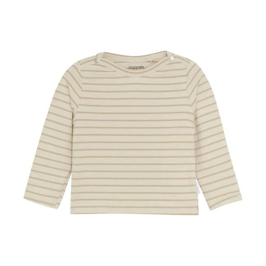 Noppies Nev Shirt Langarm - Offwhite