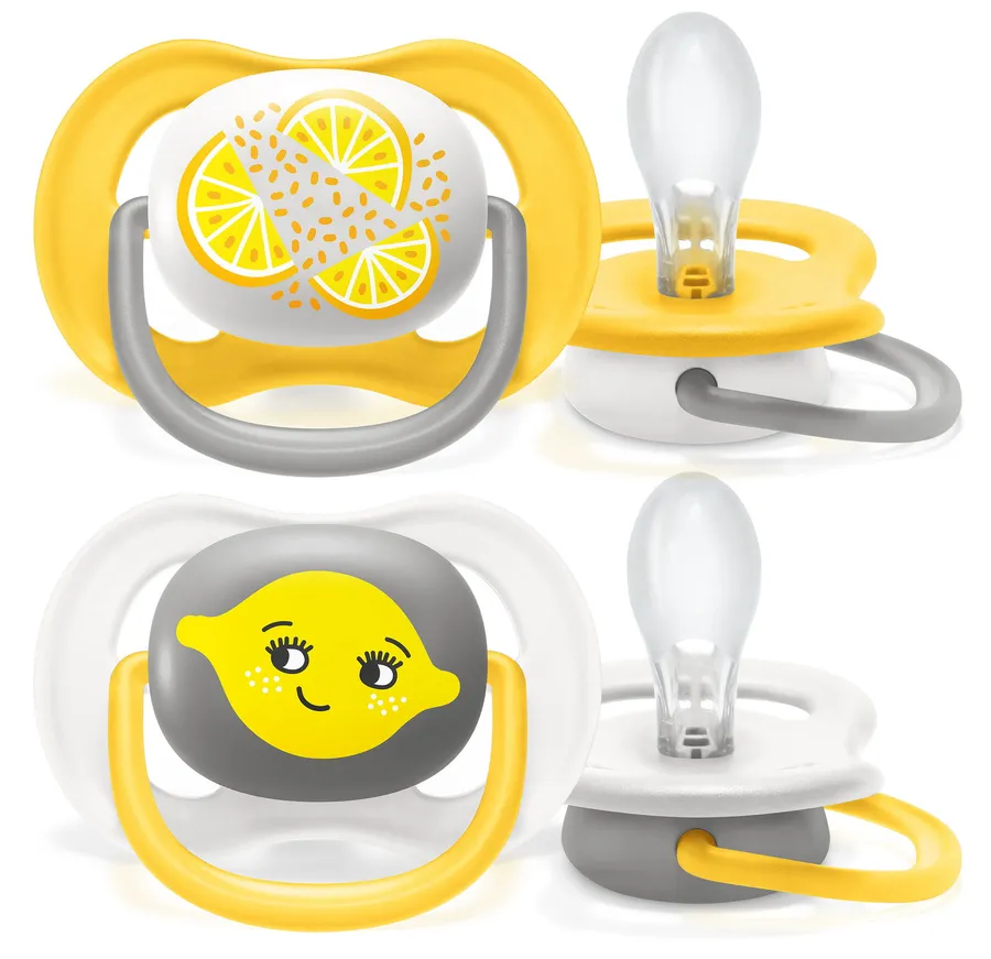 Philips Avent Ultra Air Schnuller Lemon 6-18 Monate - 2 Stück
