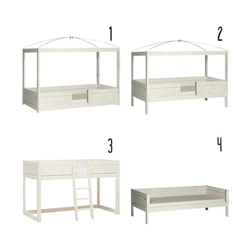 LIFETIME Kidsrooms 4 in 1 Bettkombination Luxe