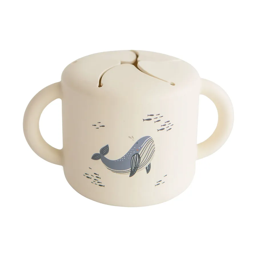 Mushie Snack Cup - Whales